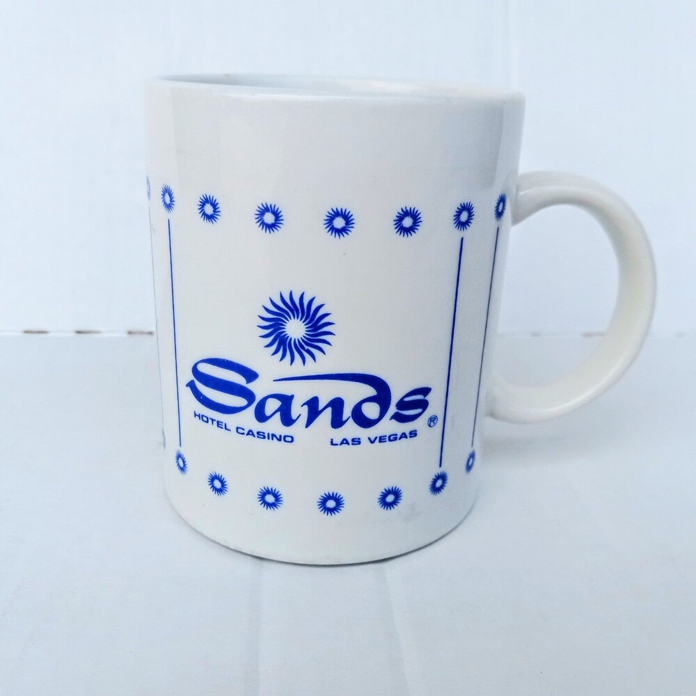 Sands Hotel & Casino Las Vegas Souvenir Coffee Cup - Nevada - Gambling-Vintage